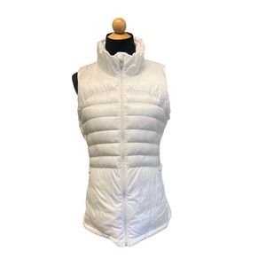 lululemon athletica White Quilted Puffer Vest